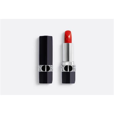 rouge dior|le rouge à lèvres fini mat, velours, satin & métal